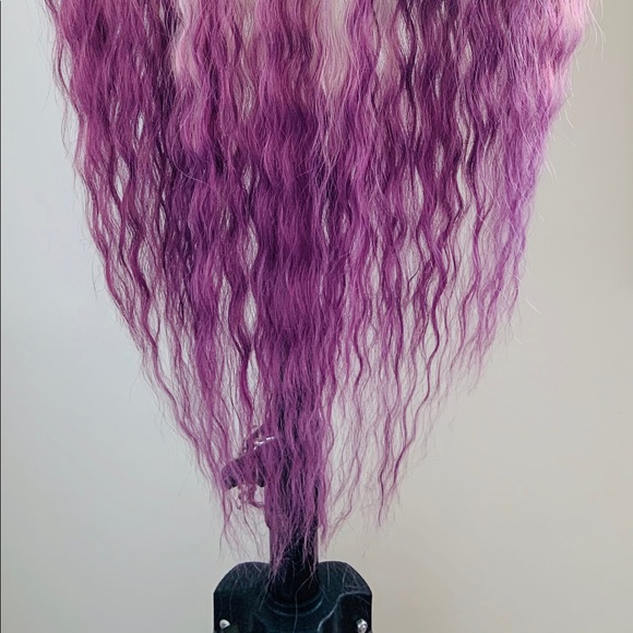 36” White Plum Synthetic Lace Front Wig for Cosplay & Events - Picture 11 of 11